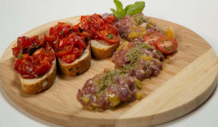 Рецепт тартара из утки с персиками