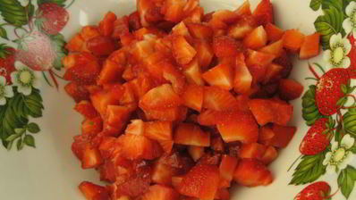 тартар клубнично-помидорный