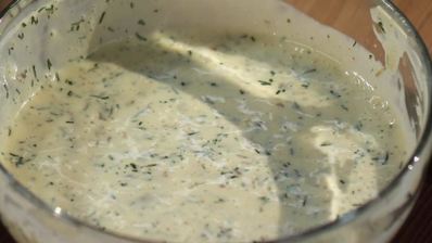 треска в картофельной панировке с соусом тартар