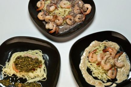 Соусы к пасте с креветками