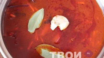 борщ без мяса