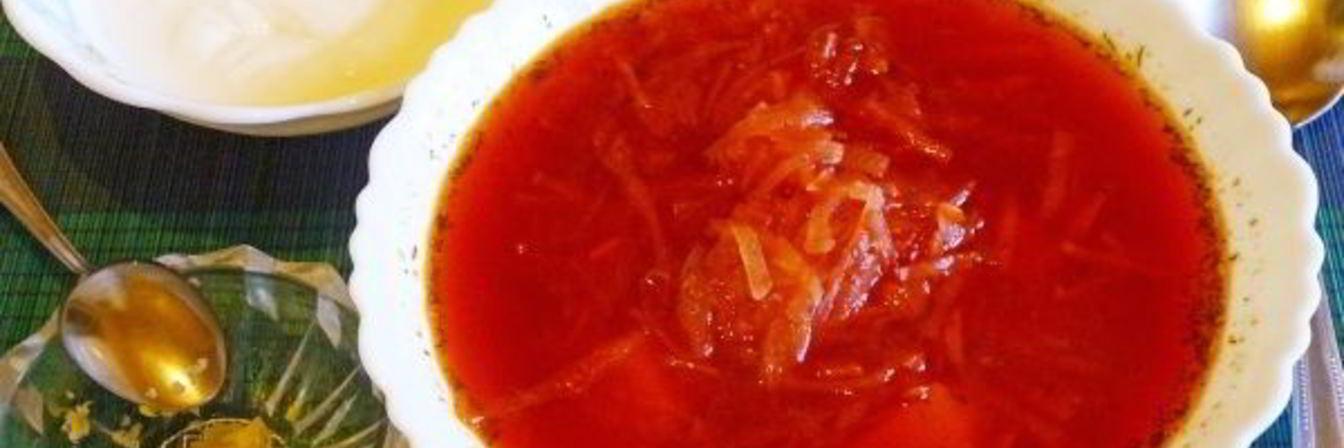 Борщ диетический за 20 минут