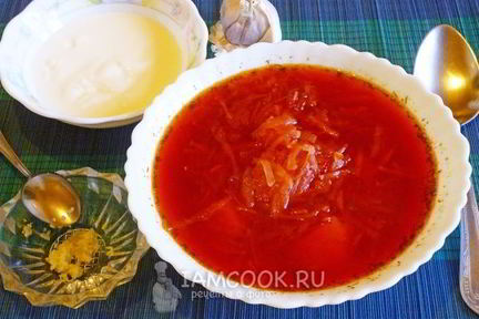 Борщ диетический за 20 минут