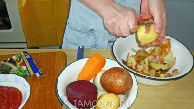 борщ диетический за 20 минут