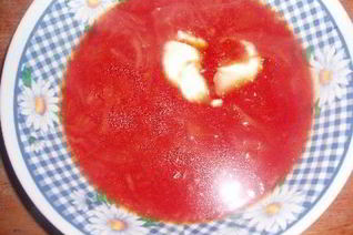 Борщ домашний