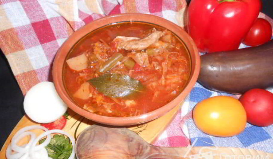 Рецепт борща гетманского