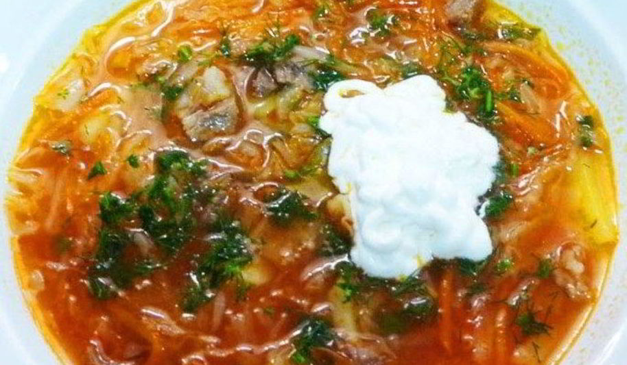 Рецепт борща из баранины