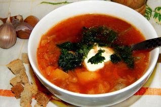 Борщ классический с курицей