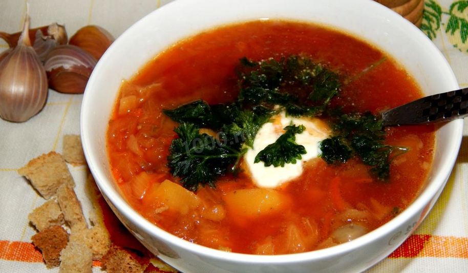 Рецепт борща классического с курицей