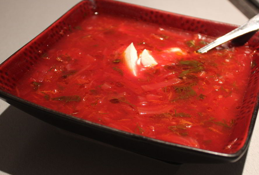 Борщ классический с укропом