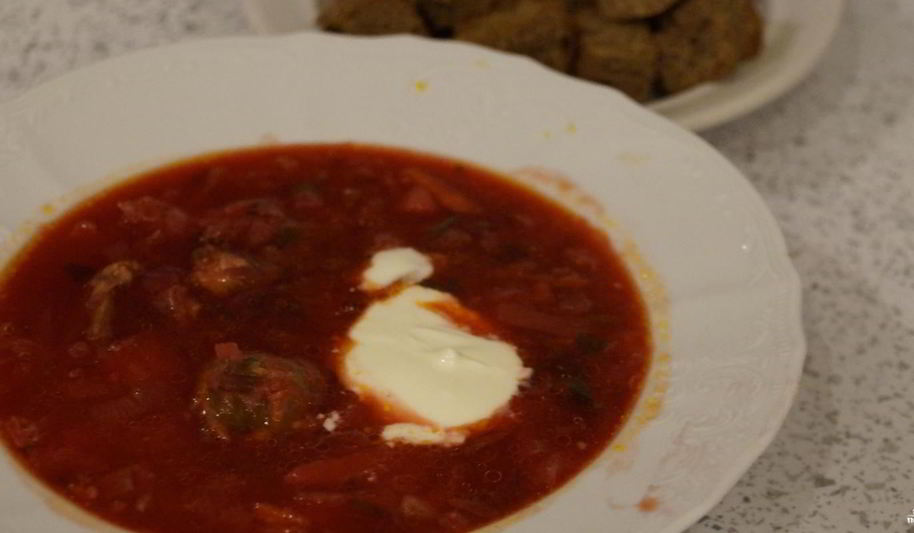 Рецепт борща красного из баранины