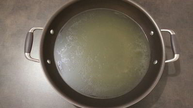 борщ на курином бульоне и сале