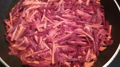 борщ на курином бульоне