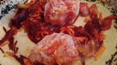 борщ на постной говядине