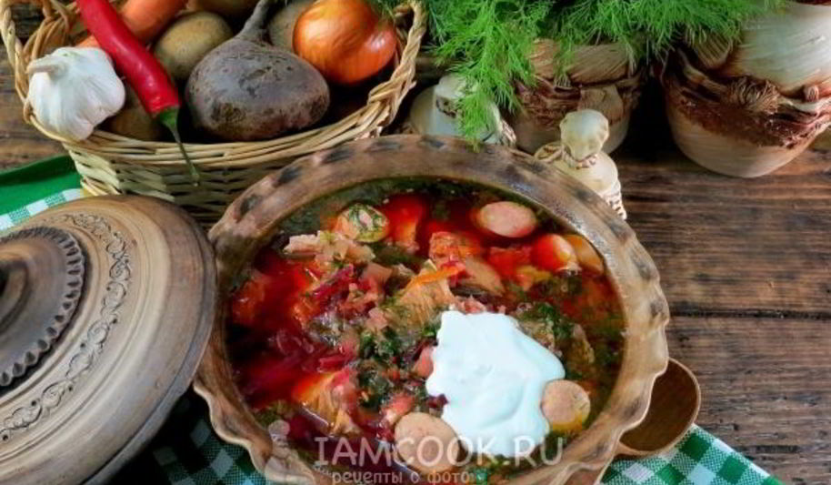 Рецепт борща по-белорусски
