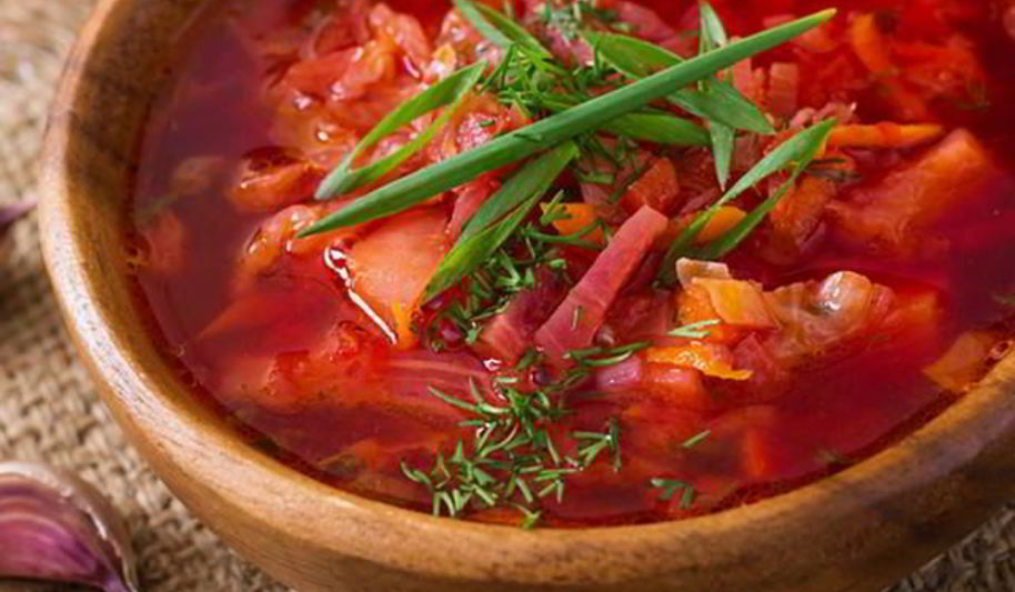 Рецепт борща по-французски