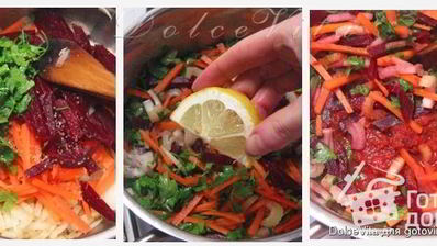 борщ-пюре без масла