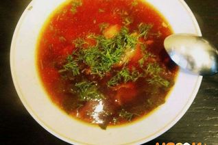 Борщ с ботвой