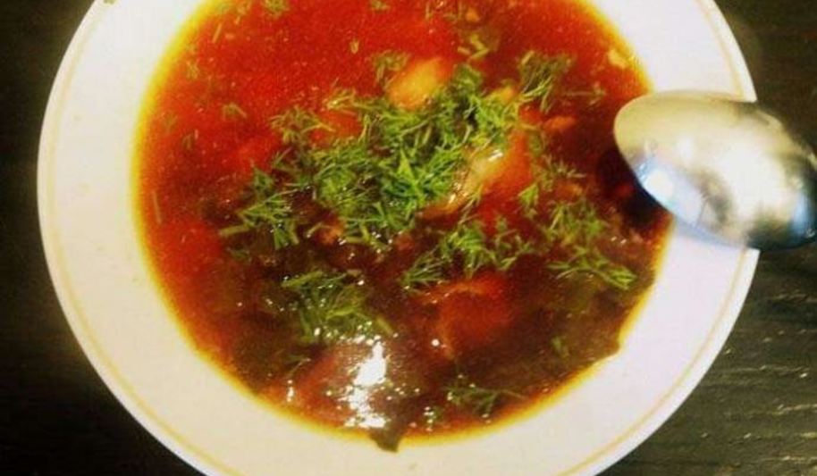 Рецепт борща с ботвой