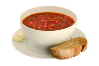 Борщ с фасолью