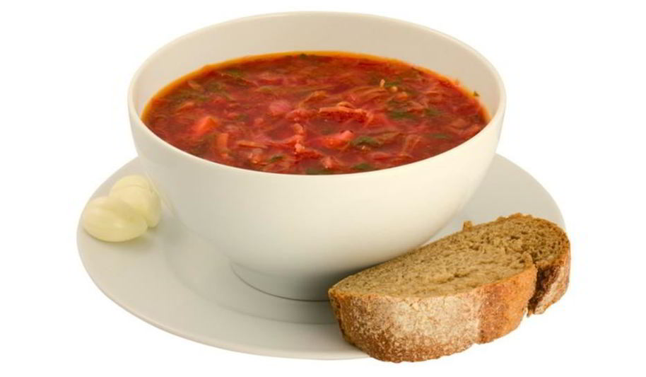 Рецепт борща с фасолью