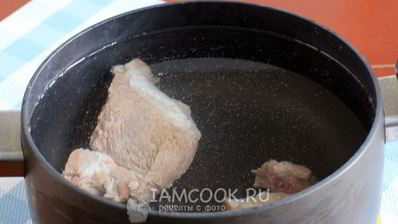 борщ с говядиной