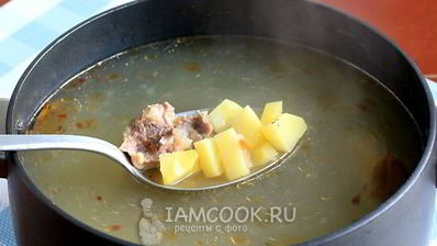 борщ с говядиной