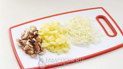 борщ с грибами