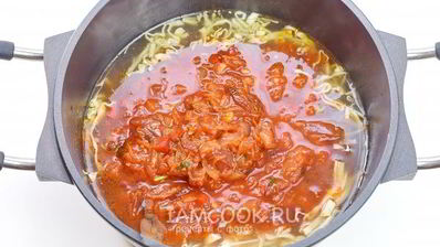 борщ с грибами