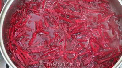 борщ с карамелизированной свеклой