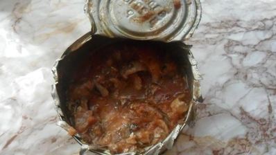 борщ с килькой в томате и фасолью