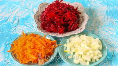 борщ с курицей в мультиварке