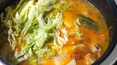 борщ с курицей в мультиварке