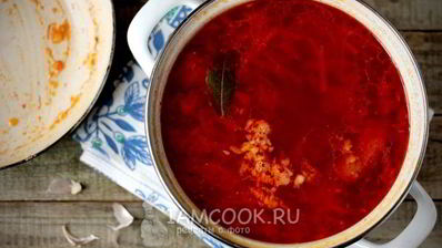 борщ с квашеной капустой