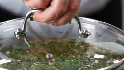 борщ с пампушками