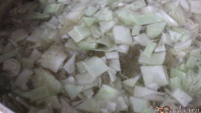 борщ с телячьим языком