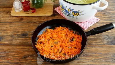 борщ с тушенкой