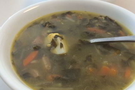 Борщ со щавелем