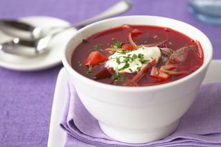 Борщ со свеклой