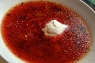 Борщ со свежей капустой