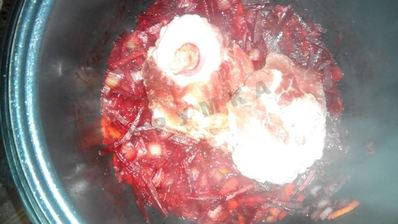 борщ со свининой в мультиварке