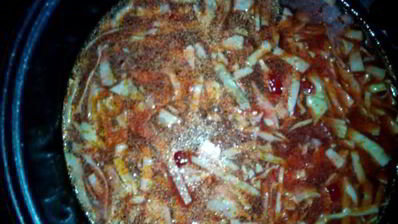 борщ со свининой в мультиварке