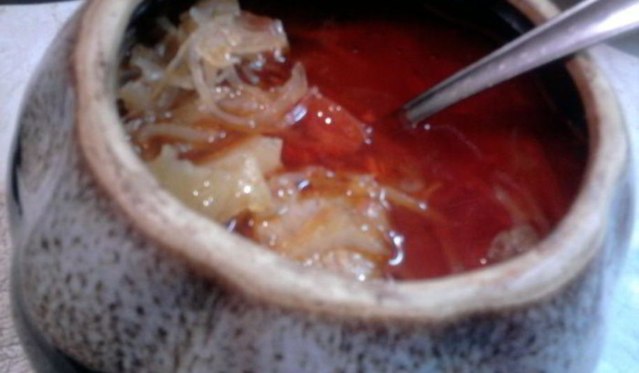 Рецепт борща в горшочках