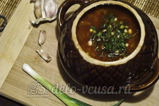 Борщ в горшочке