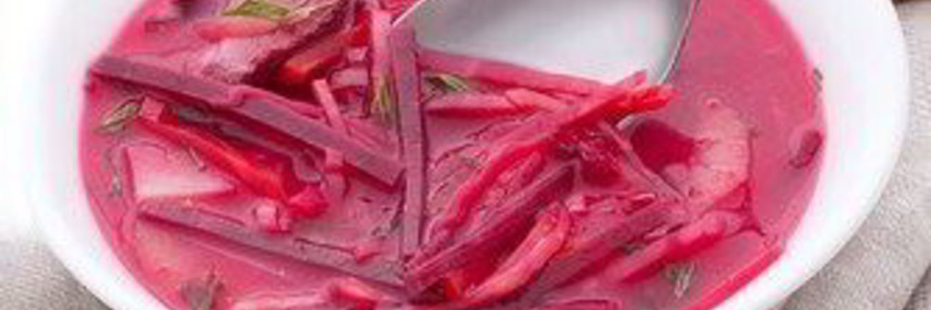 Быстрый постный борщ с укропом