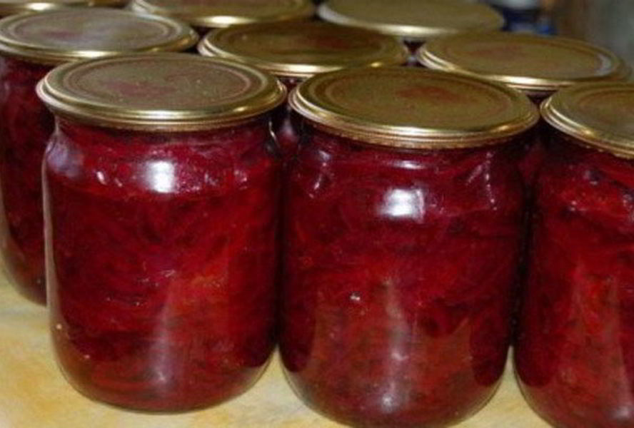 Домашняя заправка для борща на зиму