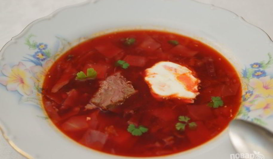 Рецепт флотского борща