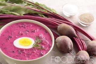 Холодный борщ из свеклы