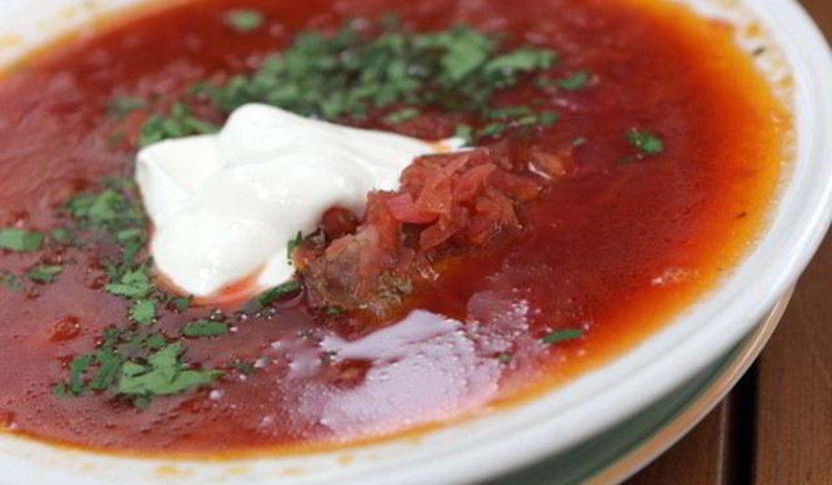 Рецепт холодного мясного борща