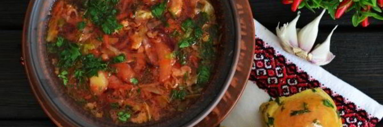 Классический борщ со свеклой